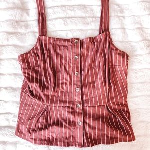 women’s burgundy top